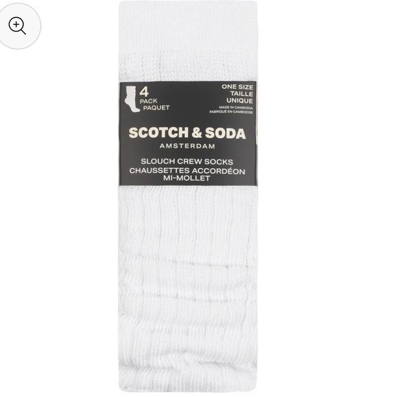 Scotch & Soda Classic White Socks - Picture 4 of 5